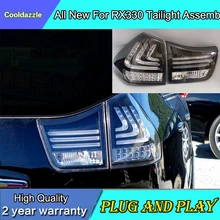 Автомобильный Стайлинг чехол для Herrier светодиодная… для Kluger задний фонарь 2004-2009 год прозрачные линзы для Lexus RX300 RX330 RX350 Tailights светодиодный задний фонарь