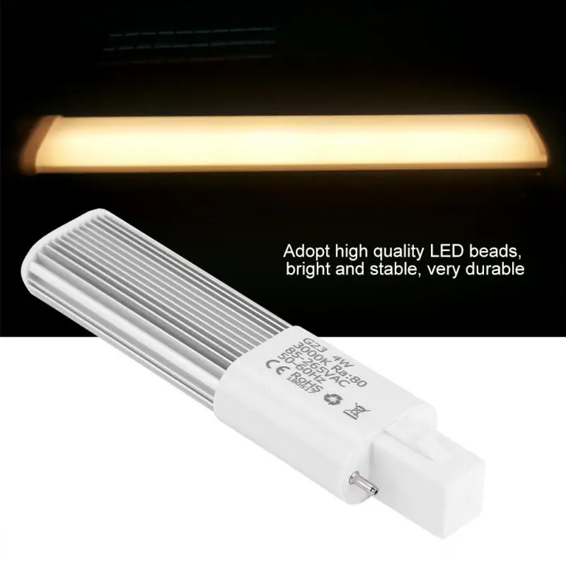 

4W LED Tube Light Bulb 2-Pin LED Compact Lamp Energy-saving Lighting Light Tube Bulb 85-265V lampada led