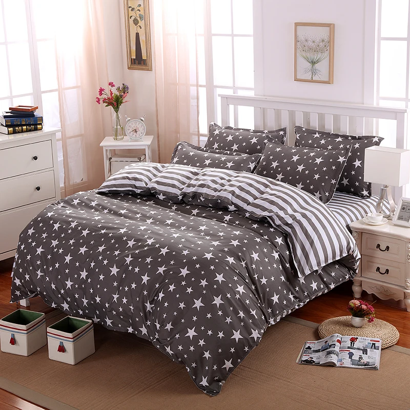 Wholesale High Quality Duvet Cover 3/4 pcs Twin Full Queen Size Set of Bed Linen Luxury Bedding