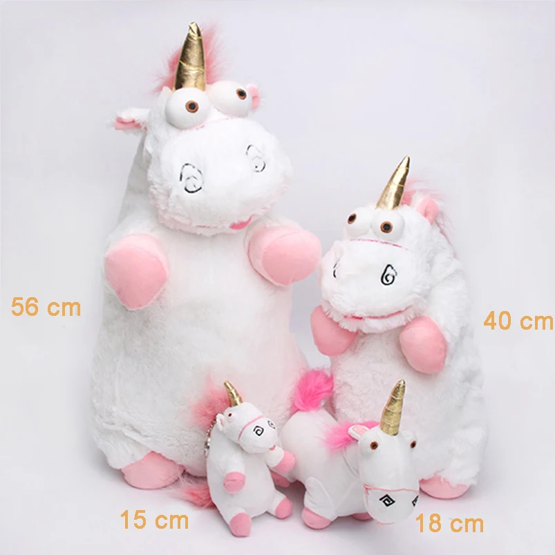 Abbyfrank Fluffy Unicorn Plush Toys Soft Stuffed Baby Dolls Animal