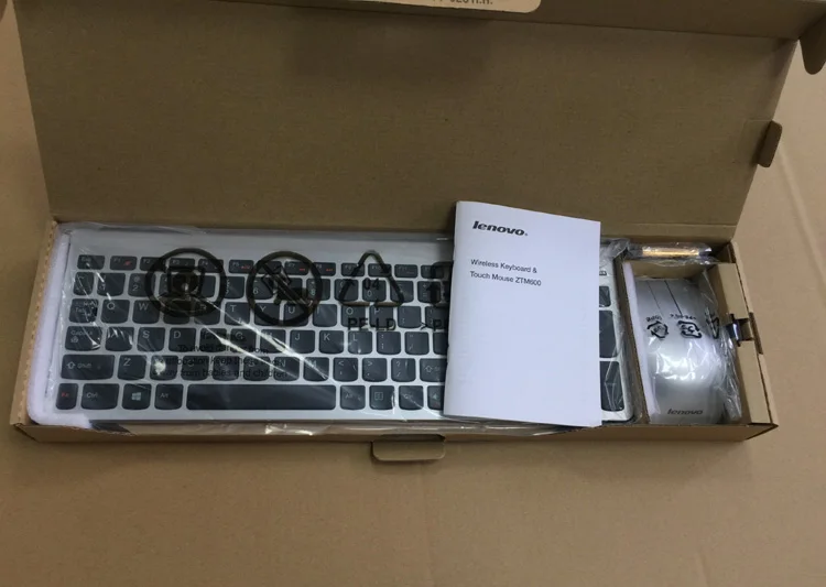 MAORONG TRADING для Lenovo 8861 ZTM600 N70 мышь Серебряная беспроводная лазерная клавиатура и