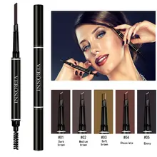 Профессиональная женская красота, для макияжа глаз карандаш для бровей ручка для бровей с Кисть Косметика Макияж инструменты LL2
