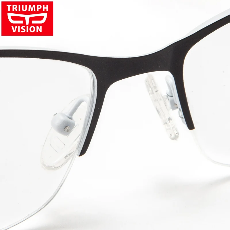 Очки TRIUMPH VISION с полуободковой тонкой оправой женские ультралегкие Рецептурные