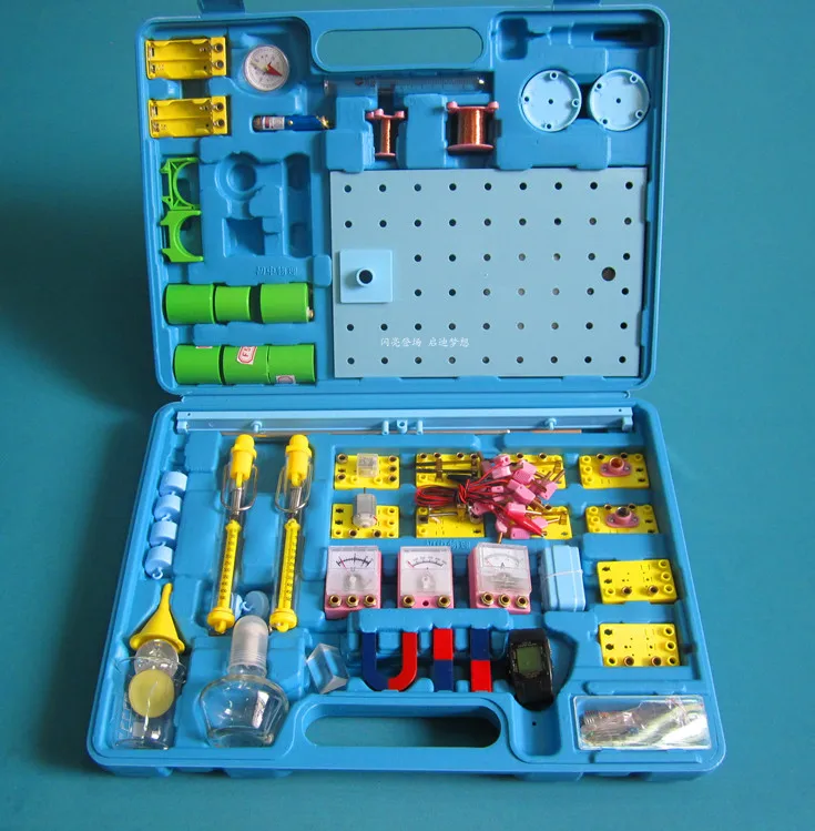 

Physics experiment box electrical circuit teaching instrument set Optical mechanics electric study use