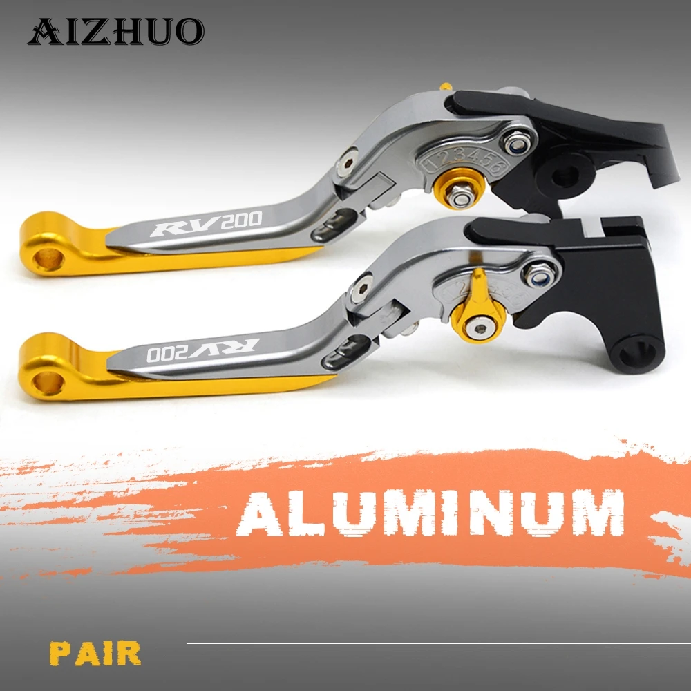 

MOTORCYCLE ACCESSORIES CNC ALUMINUM ADJUSTABLE FOLDABLE LENGTHENING BRAKE CLUTCH LEVERS FOR SUZUKI RV200 RV 200