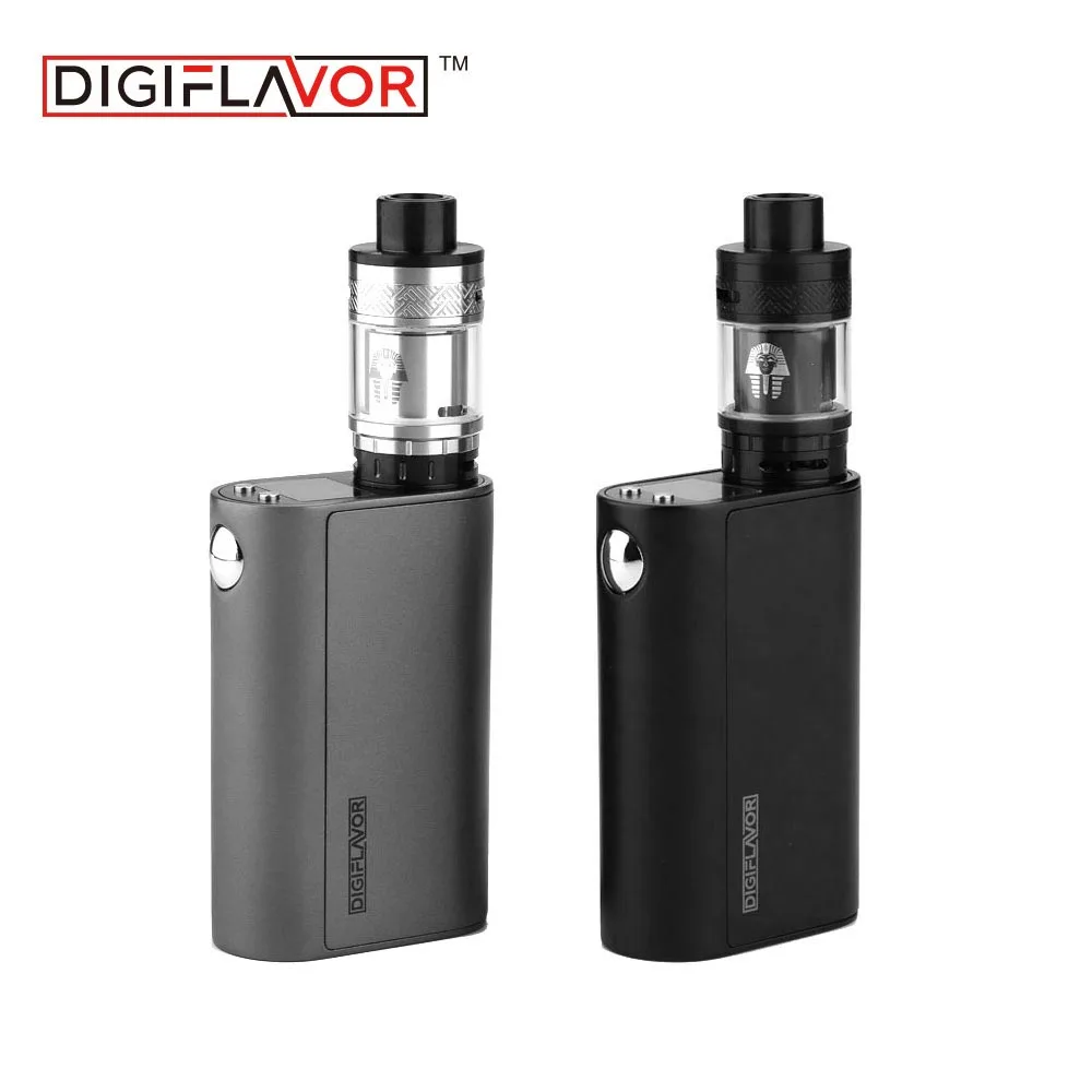 

Digiflavor Pharaoh e-Cig Kit with 200W DF200 TC Box Mod & Pharaoh RTA 4.6ml Rebuildable Tank Atomizer can be extended to 8ml