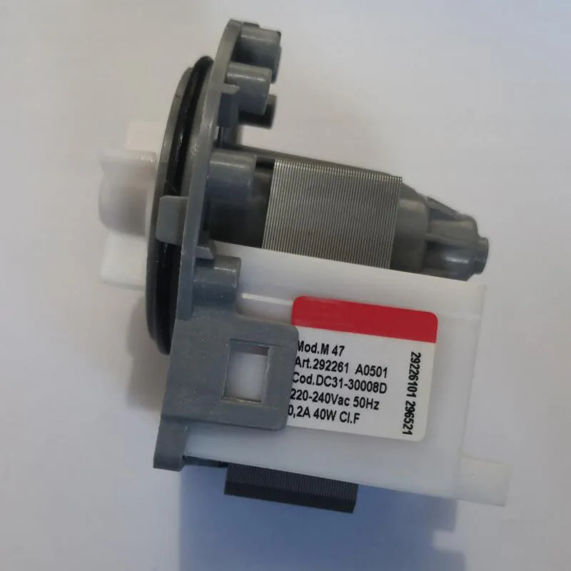 Детали стиральной машины Φ M47 дренажный насос двигателя 220 240V 40W|Запчасти для