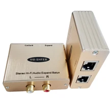 Audio-Receiver with 1-CH RJ45 Output Extender Stereo-Audio RCA Hi-Fi
