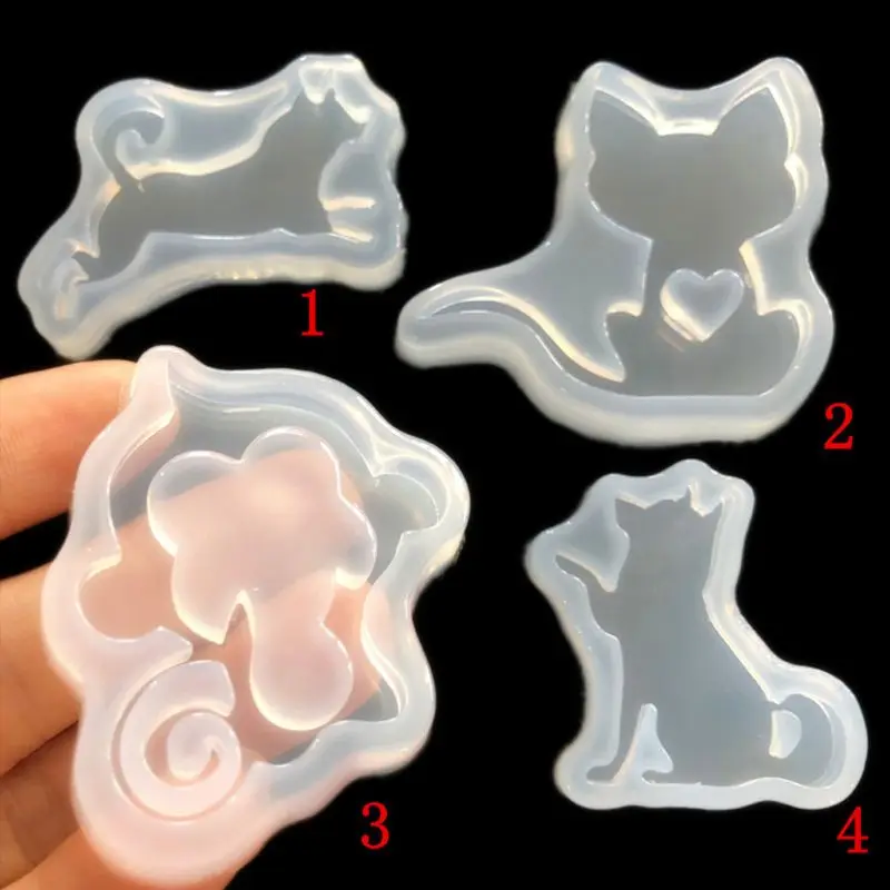 

Cat Dog Monkey Silicone Mold Cake Fondant Resin Pendant Jewelry Making Tools
