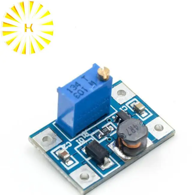 

DC-DC SX1308 Step-UP Adjustable Power Module Step Up Boost Converter 2-24V to 2-28V 2A