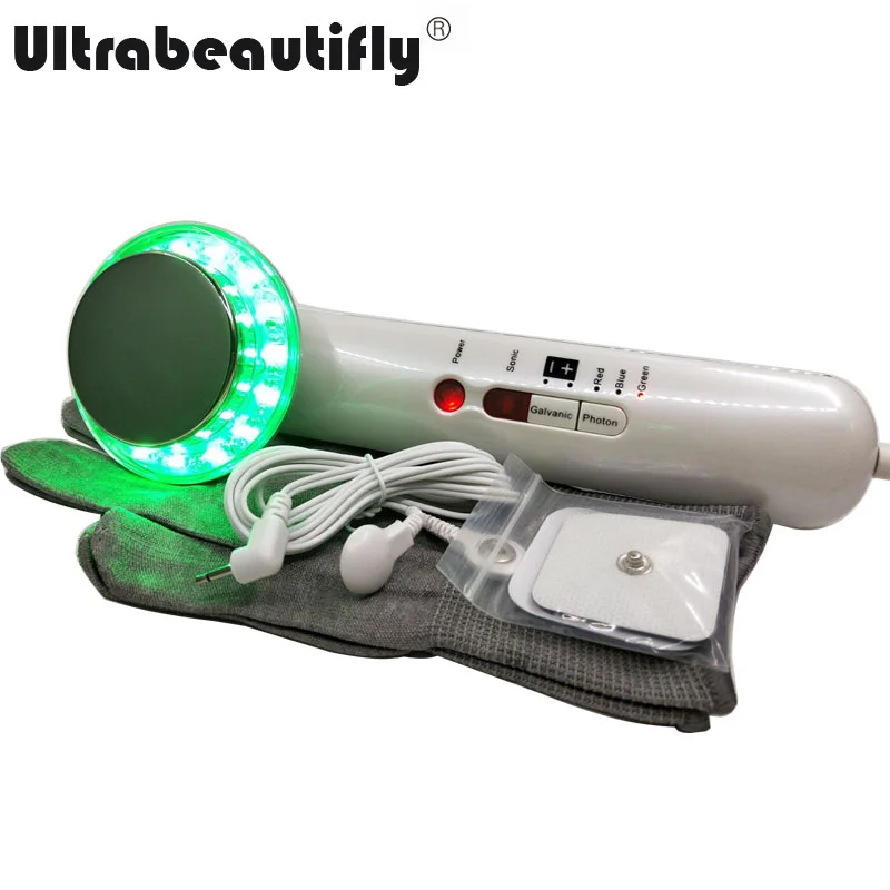 Galvanic Ultrasonic Liposuction Fat Burn Stretch Mark Acne Wrinkle