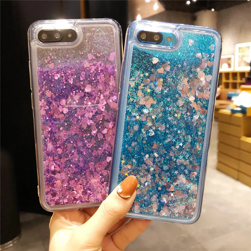 Dynamic Liquid Glitter Quicksand Case For iPhone 7 Plus 8 SE 5 5S 6 6s