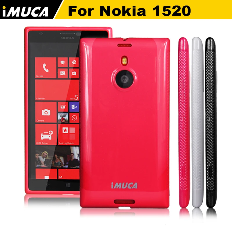 Для Nokia Lumia 1520 Роскошная крышка случая мягкие tpu случаи для nokia lumia обложка кожа shell
