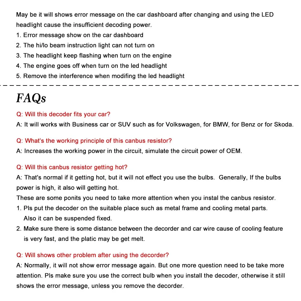 FAQs