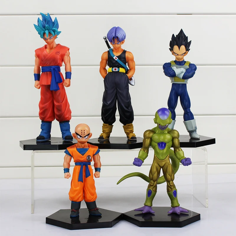 Dragon Ball Kuririn воскресение F Вегета Trunks freeza сын Супер Saiyan Сон Гоку ПВХ фигурку игрушечные лошадки 12 ~ см 18 см