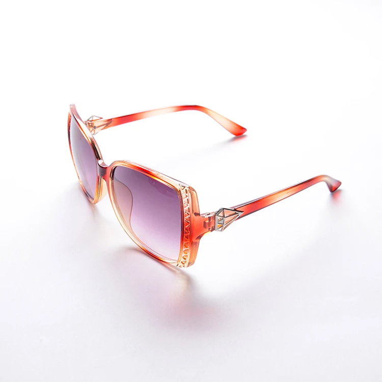 Фиолетовые женские солнцезащитные очки «кошачий глаз», роскошные брендовые дизайнерские маленькие женские солнцезащитные очки, женские шикарные сексуальные очки в Звездном стиле Oculos De Sol - Цвет линз: Красный