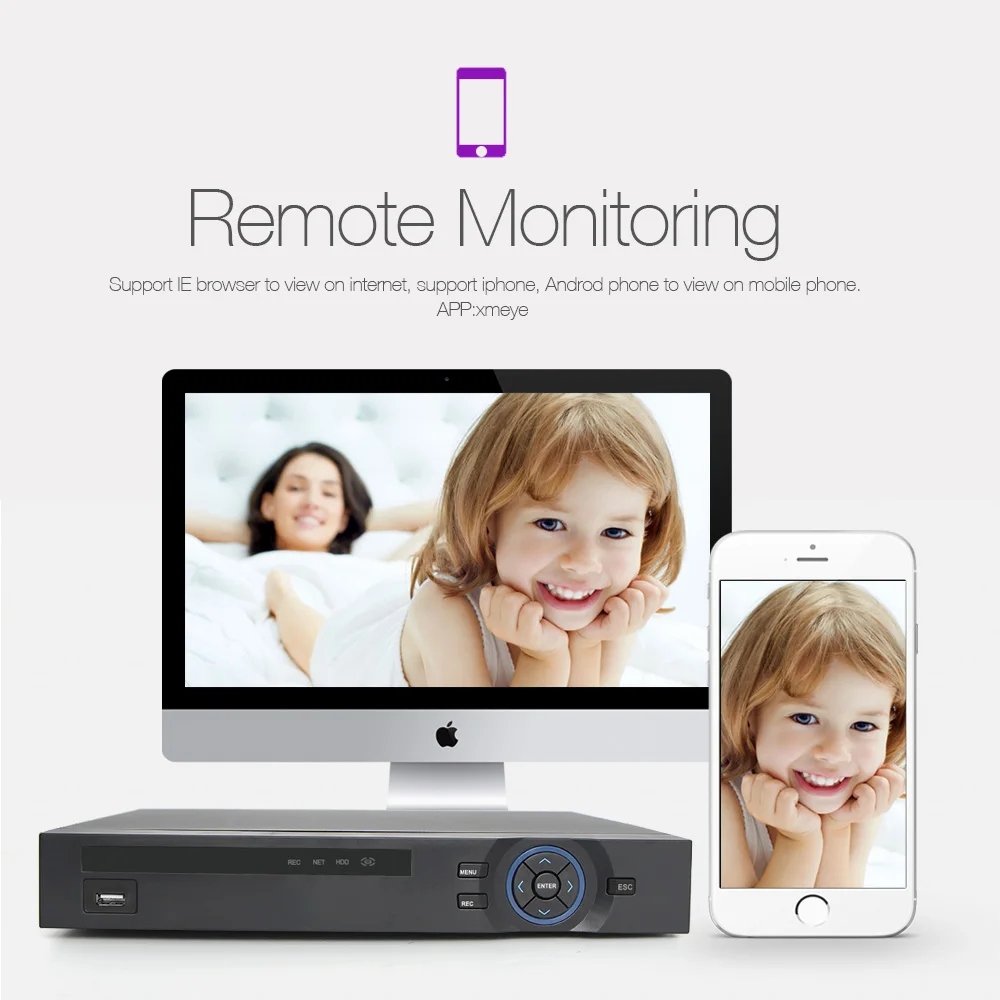 H.265 32Ch NVR 1080P или 25Ch 5MP 8CH 8MP ONVIF сетевой рекордер поддержка для безопасности ip камеры