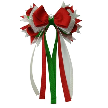 

7 inch happy time hair bow bow adolescent girls cheerleading special ribbon Women wear hair accessories