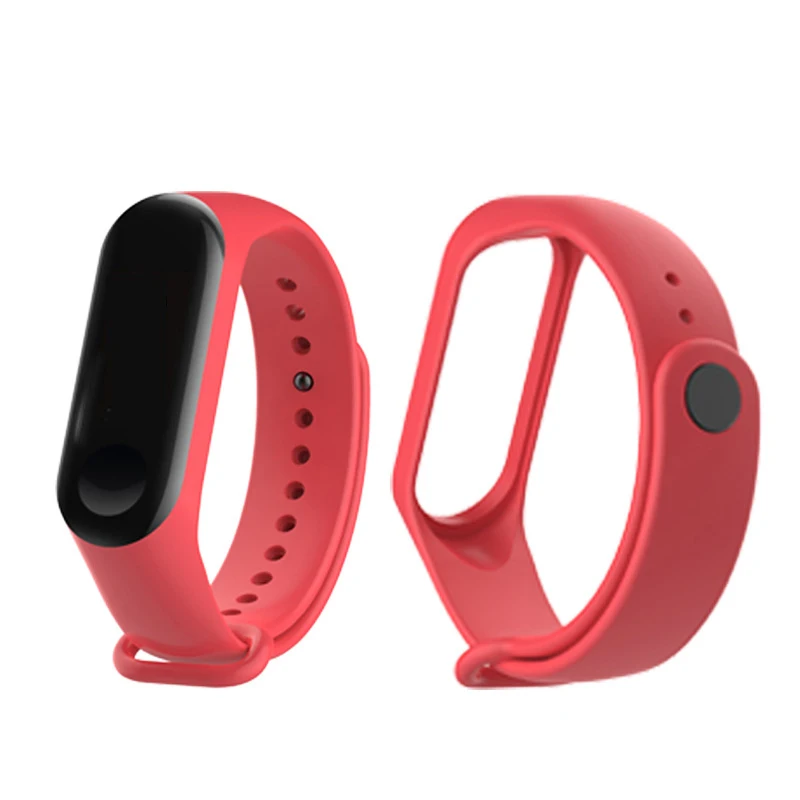 Оригинальный браслет Mi Band 3 водонепроницаемый для Xiaomi силиконовые спортивные