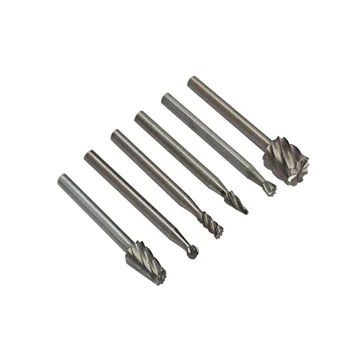 

6pcs Woodworking Tools 3.1mm Mandrel HSS Router Cutter Set for Carpenter