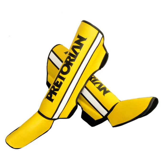 MMA Boxing Muay Thai Shin Guards Kicking Sanda WushuTraining Equipment Sparring Leg Pads Leggings Support Protector Insteps DEO