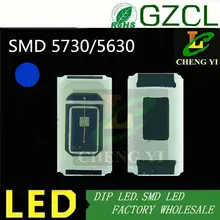 Низкая цена! синий 5730 smd led 0,5 Вт светодиод SMT диод 460-475nm(CE& Rosh