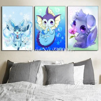

Needlework Drill Shiny Pokemon 5D Diy full Square Diamond Painting Home Decoration Gift
