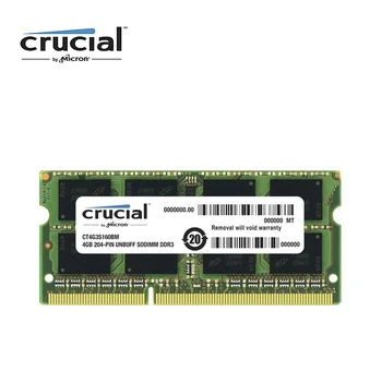 

Crucial DDR3 4G 1600MHZ 1.35V CL11 204pin PC3-12800 Laptop Memory RAM SODIMM