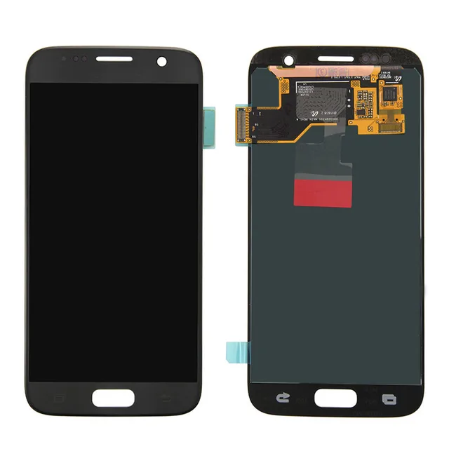 AMOLED לסמסונג גלקסי S8 G950F LCD עם מסגרת תצוגת מסך מגע Digitizer החלפת לסמסונג גלקסי S7 G930 LCD|Mobile Phone LCD Screens|  -2