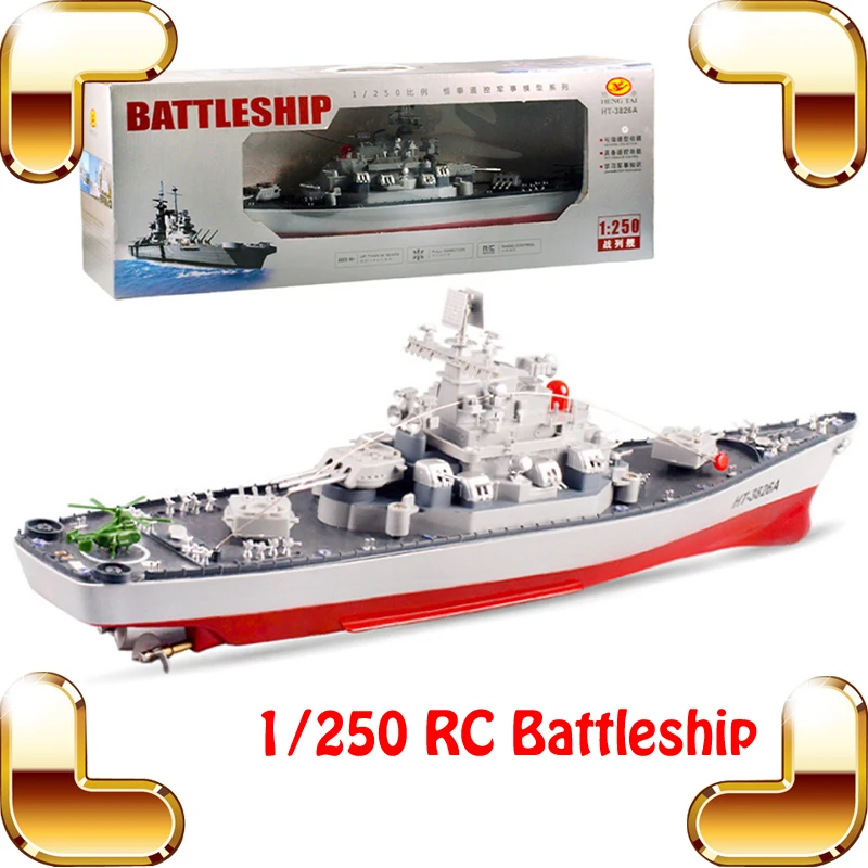 

New Arrival Gift Battleship 1/250 RC Boats Radio Control Toys Ship Electric Remote Toy Outdoor River Play Funny Family Present