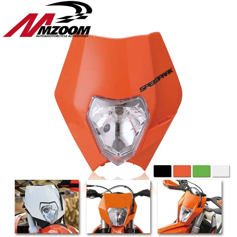 Motorcycle Dirt Bike Motocross Supermoto Headlight Universal Fairing For KTM SX