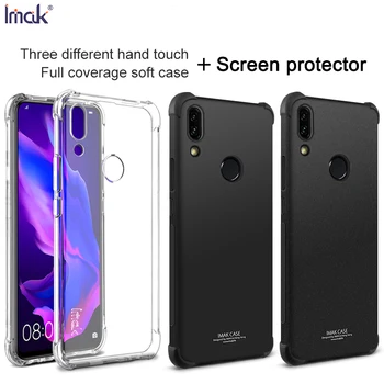 

For Huawei P Smart Z Case IMAK Fitted Case Anti-dropping airbag protection Cover Soft TPU For Huawei P Smart Z 6.5''