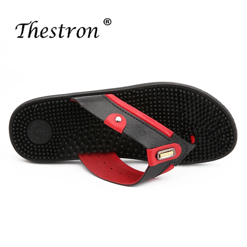 Handmade Men Beach Shoes Black Blue Soft Slippers Man Summer Man Flip Flops Fashion Men Massage shoes Handmade Men Beach Shoes Black Blue Soft Slippers Man Summer Man Flip Flops Fashion Men Massage shoes