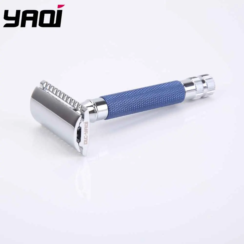 

Yaqi Blue Color Brass Heavy Handle Wet Safety Razor
