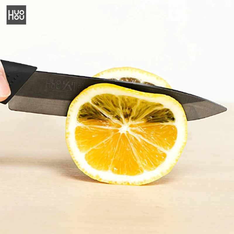 new Xiaomi Mijia Kitchen Knife set Huohou Nano-Ceramic Knives Cook Set 4 6 8 Inch Furnace Thinner for Family Chef Slicing Knives