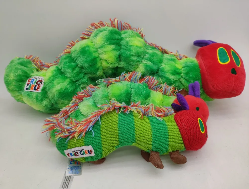 Подлинная очень голодна гусеница от Eric Carle плюшевая игрушка с начесом детские