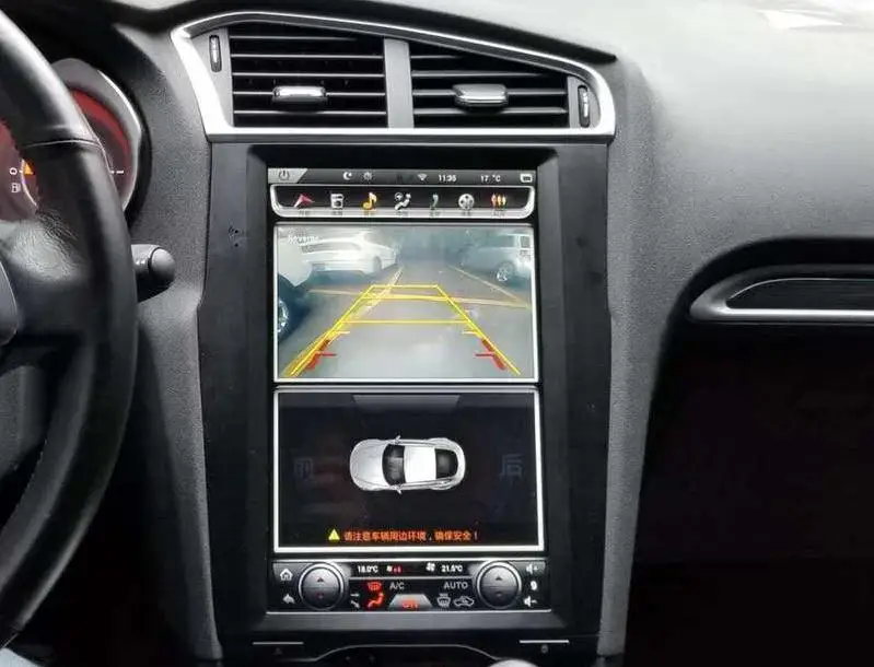 LaiQi 10 4 &quotчетырехъядерный автомобильный dvd плеер 1280x800 Tesla стиль вертикальный