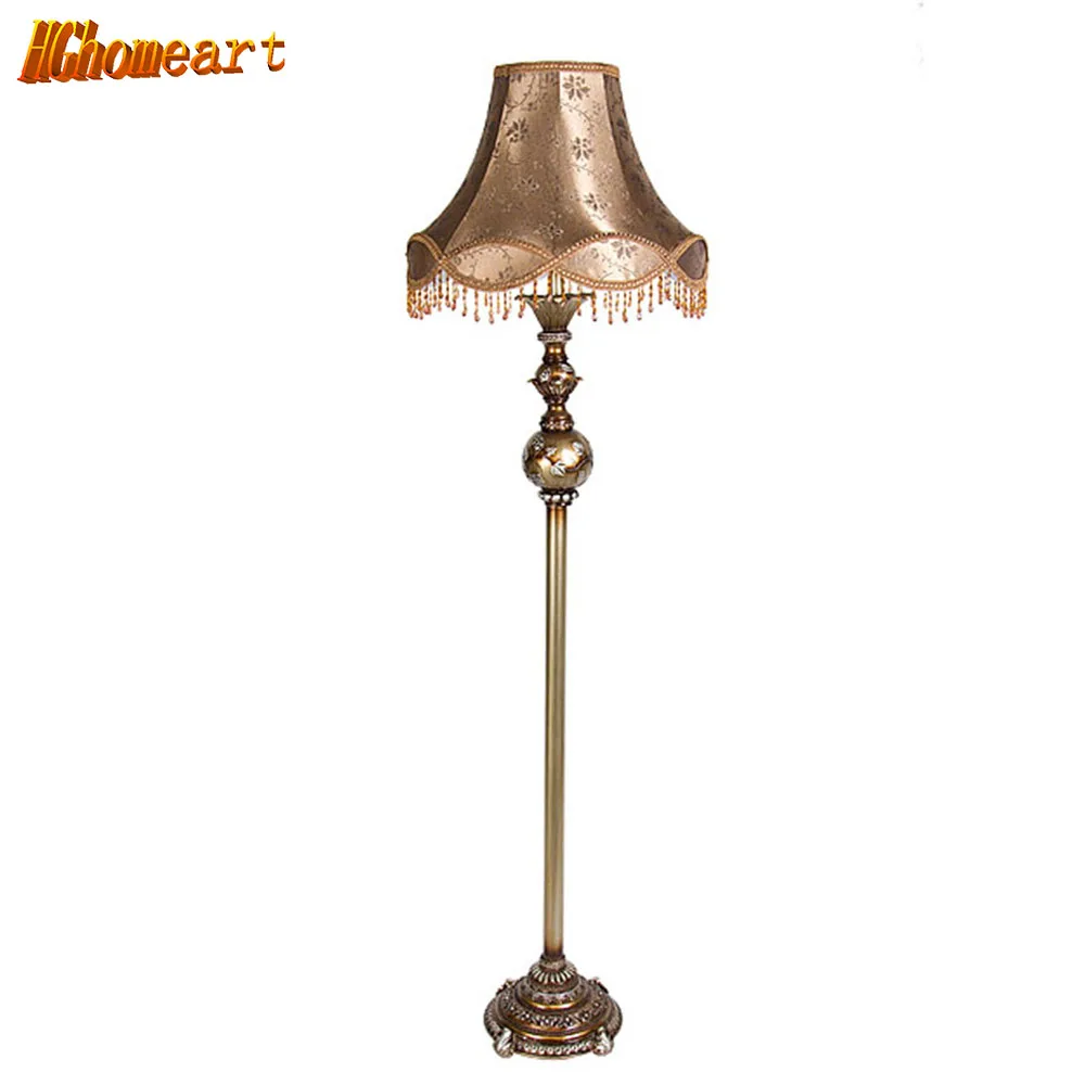 Hars 110 v 220 v e27 led lamp amerikaanse vloerlamp vintage woonkamer slaapkamer moderne vloer