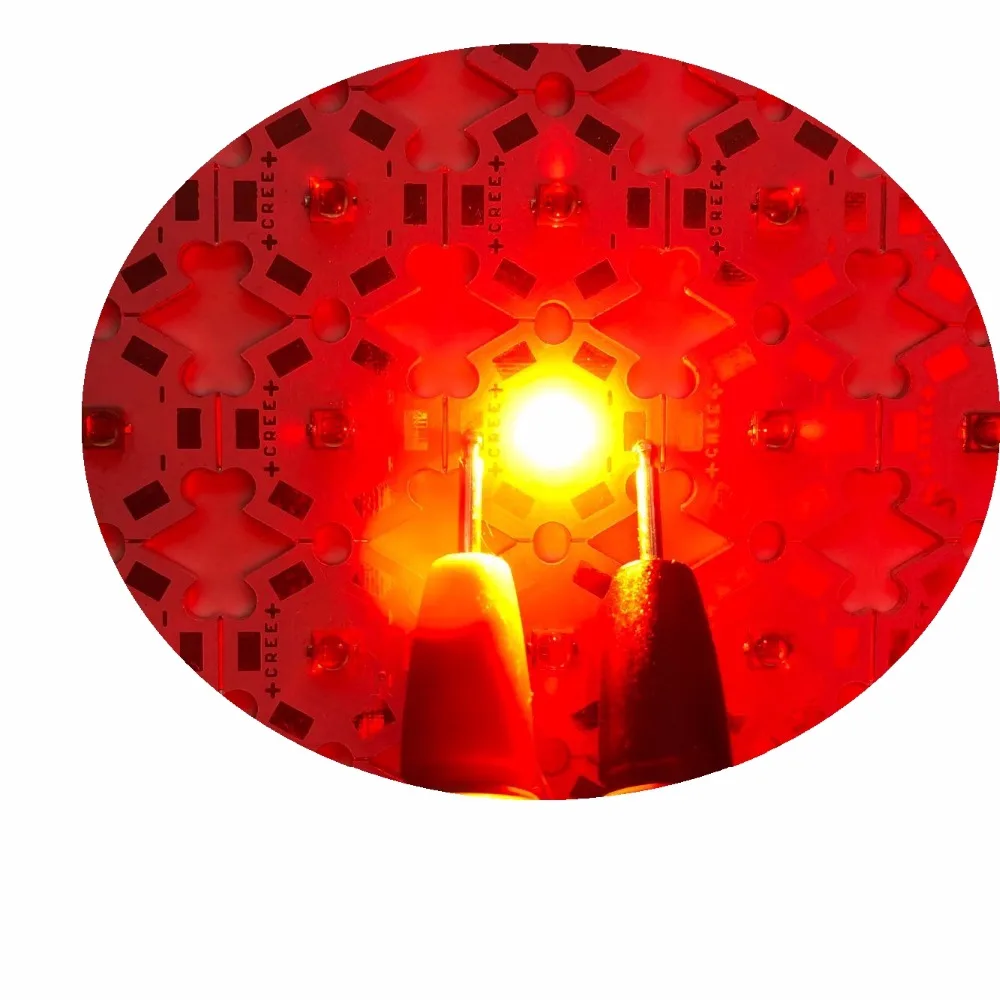 50 шт./лот 1 Вт 3 3535 SMD высокомощный красный нм светодиодный Диод чип излучатель