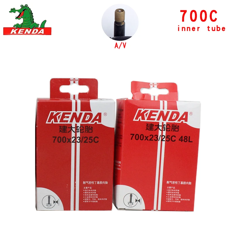 Kenda Mountain Bike Road Bicycle tire 700 *18 23 25 28 32 35 43 45C bike parts AV FV Cycling butyl rubber Bicycle Inner Tube