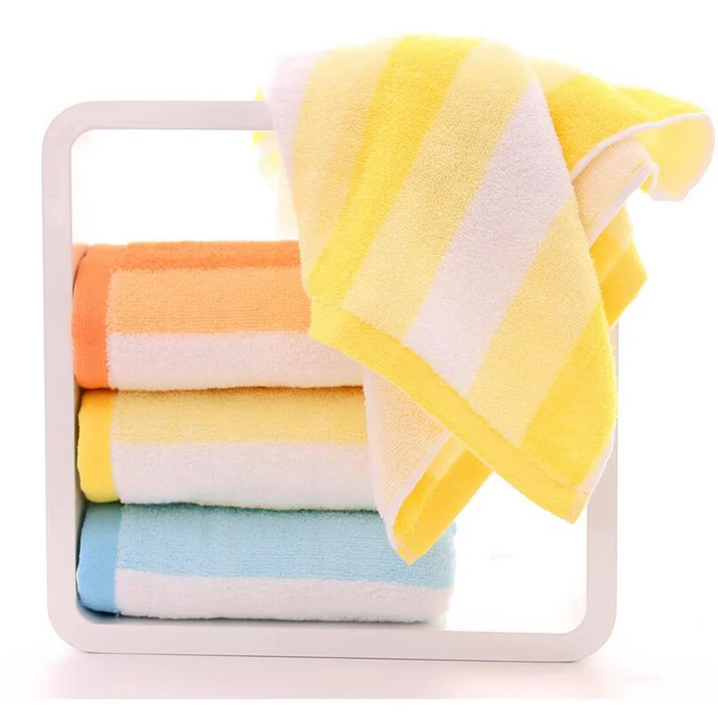 1 шт., 74*34 см, женское цветное Радужное полотенце, s, хлопок, для лица, чистое, абсорбирующее, микрофибра, мягкое, одноцветное полотенце, быстросохнущее, для ванной, пляжное полотенце s