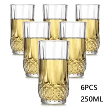 Бокал для вина es стакан для воды для питья рюмки для сока, чая, напитков, вечерние стаканы для свадьбы, переработанный домашний бокал без свинца 270 мл