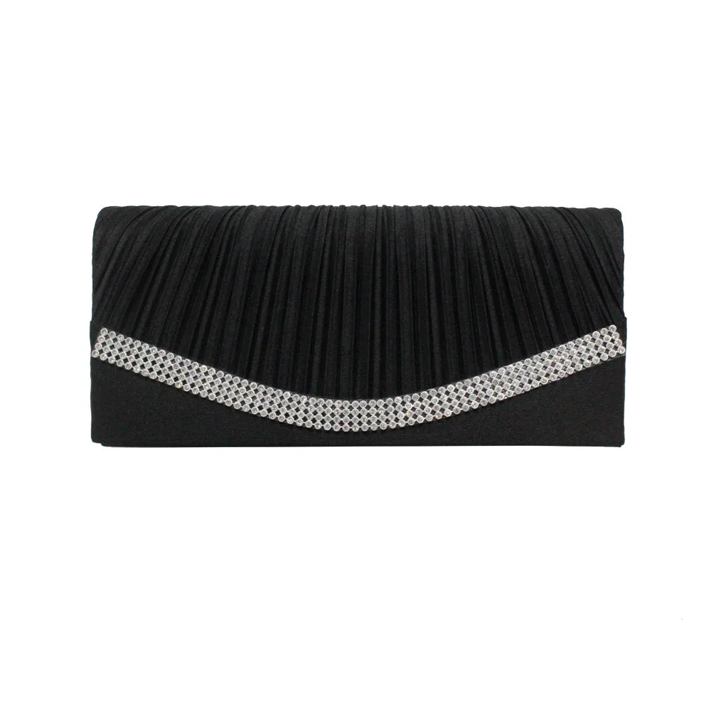 

Evening Bags For Women 2019 Messger Bags Business Polyester Interior Slot Pocket Shoulder Bag Strap Black& White For Gifts