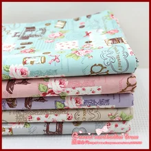 1pcs 155*50cm stripe series Retro patchwork baby cloth tartan ethnic fabric cotton crafts materials tilda textile