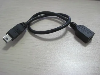 

50pcs/lot Mini USB Data Sync Cable 5Pin Mini B Male to Female M/F EXTENSION Wire 25cm #47