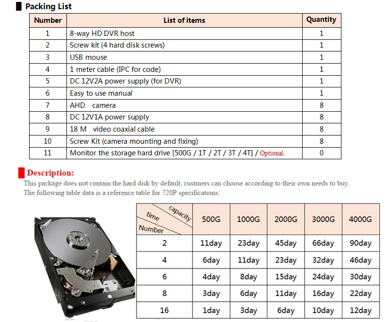 8ch 720 P TVI DVR Запись Smart Системы Скрытого видеонаблюдения комплект 8 шт. IP66 1200tvl безопасности Камера комплект с " ЖК-дисплей мониторы