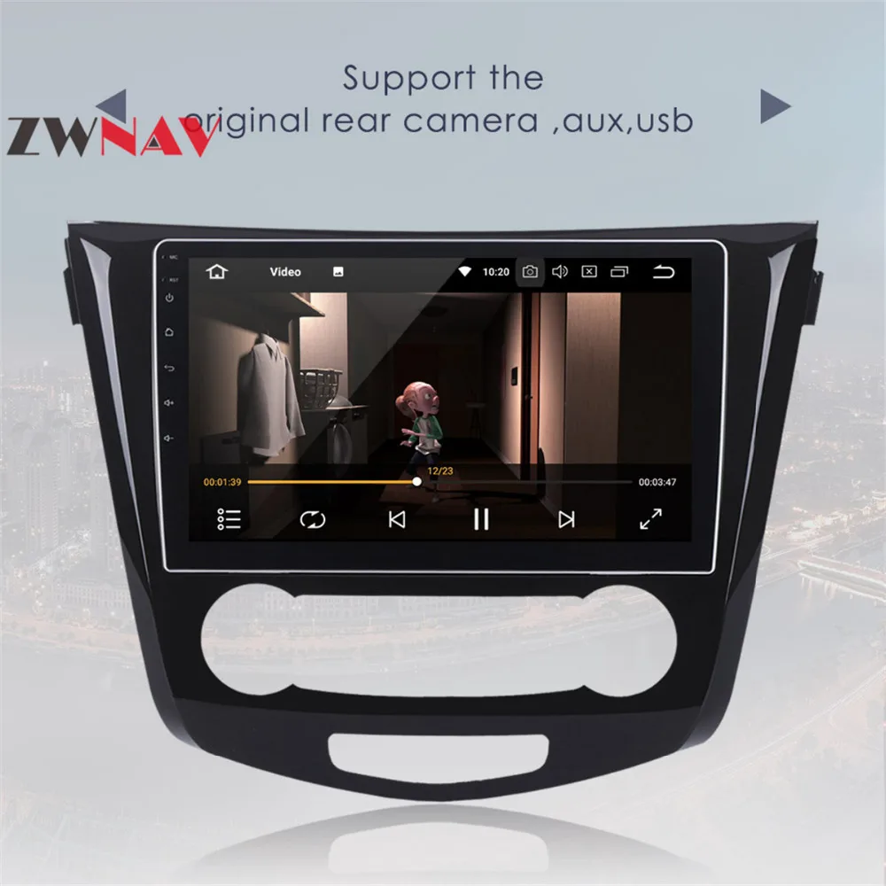 Discount 4G+32G Octa Core Android 8.0 car multimedia player gps navigation video 2 din car audio for Nissan X-TRAIL Qashqai Dualis Rouge 2