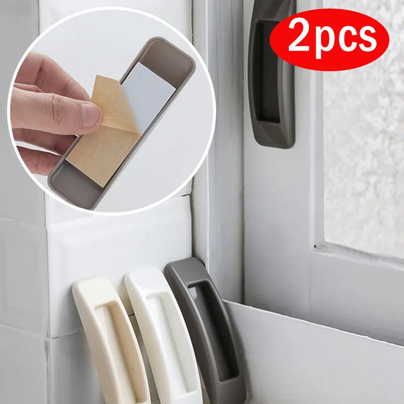 Door Knob Pull Handle Furniture Office 2pcs Cabinet Display Window Refrigerator Drawer Cupboard Bedroom Home Decoration