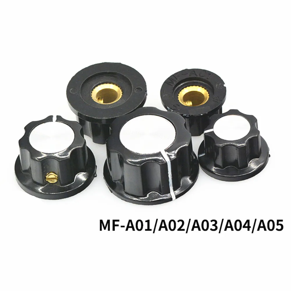 Ручка потенциометра WH118/WX050 5 шт. MF-A01 MF-A02 MF-A03 MF-A04 MF-A05 поворотный переключатель 6 мм |