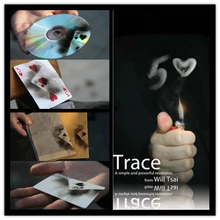 Trace (Gimmick and DVD) by Will Tsai -Magic Tricks  powerful tool card impressions Liquid,Accessories,stage magic props 81121